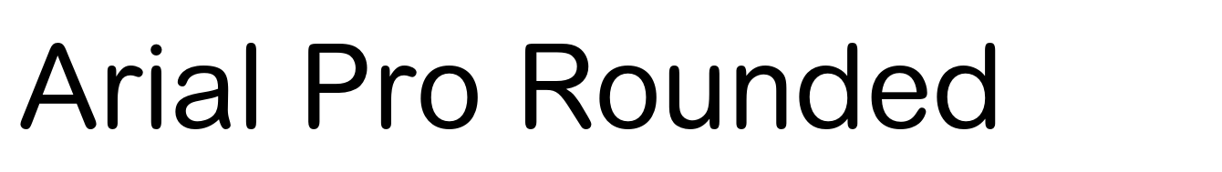 Arial Pro Rounded